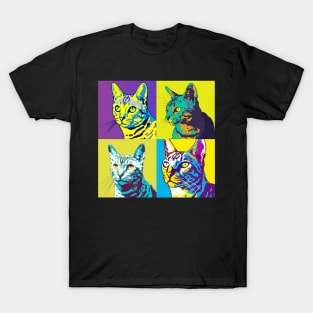 Egyptian mau Pop Art - Cat Lover Gift T-Shirt